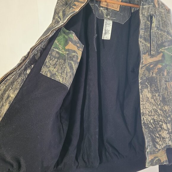 Levi Strauss Signature Field Gear Realtree Camo Canvas Medium Full Zip Jacket - Picture 6 of 8